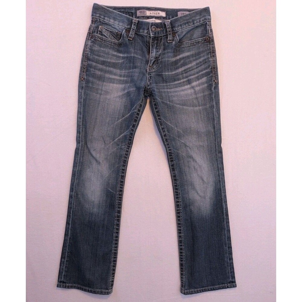 BKE Buckle Aiden Bootleg Jeans Mens 28x28.5 Medium Wash Bootcut